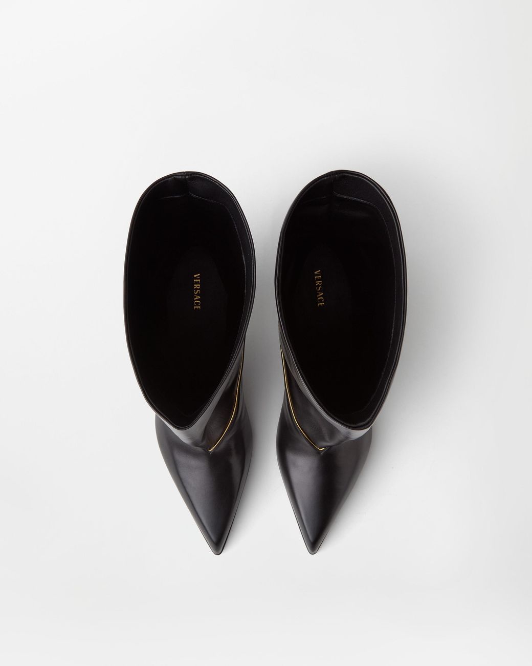 Versace Black Gianni Nappa Ankle Boots 55 Mm