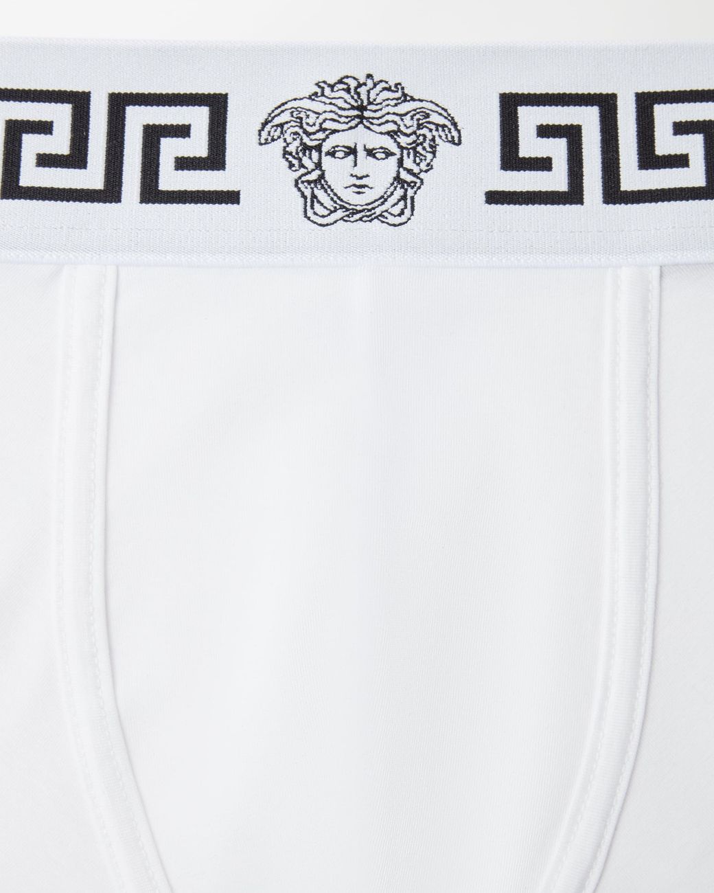 Versace Gray Cotton-Jersey Trunks for men