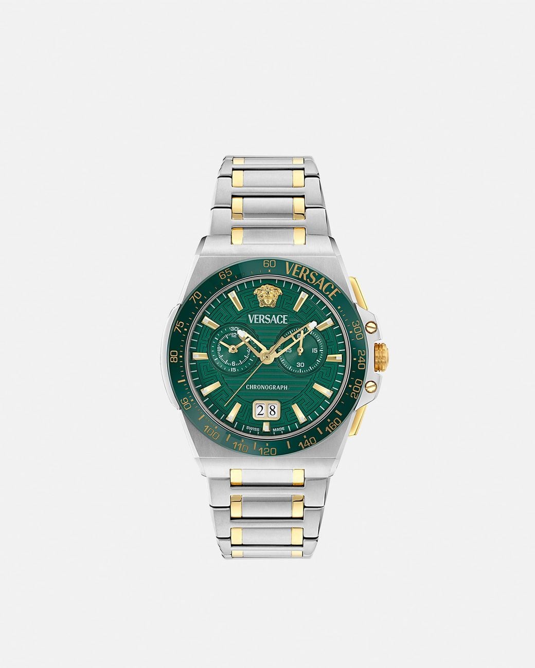 Greca Reaction Reloj Versace de hombre de color Green