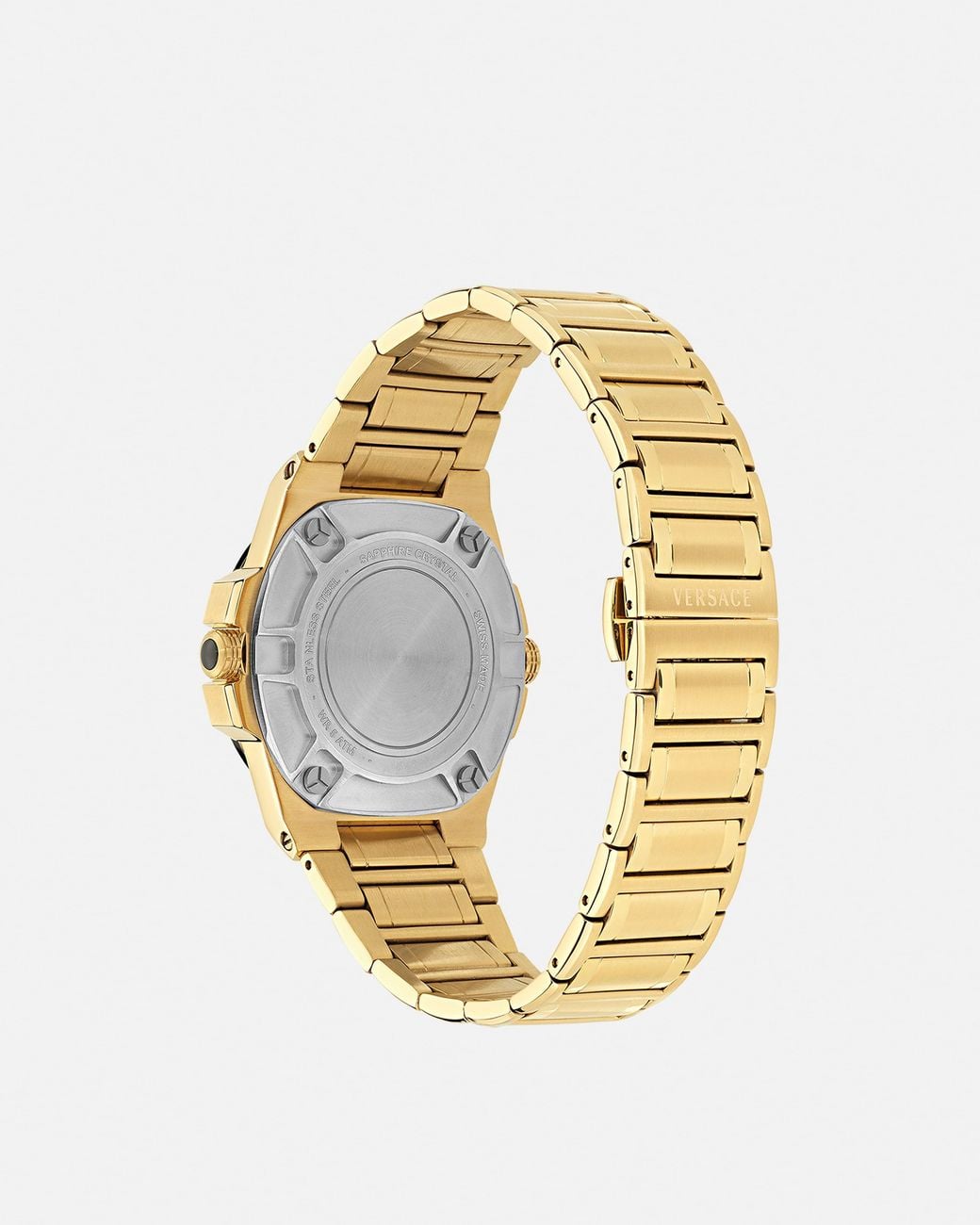 Versace Metallic Greca Reaction Gmt Watch for men