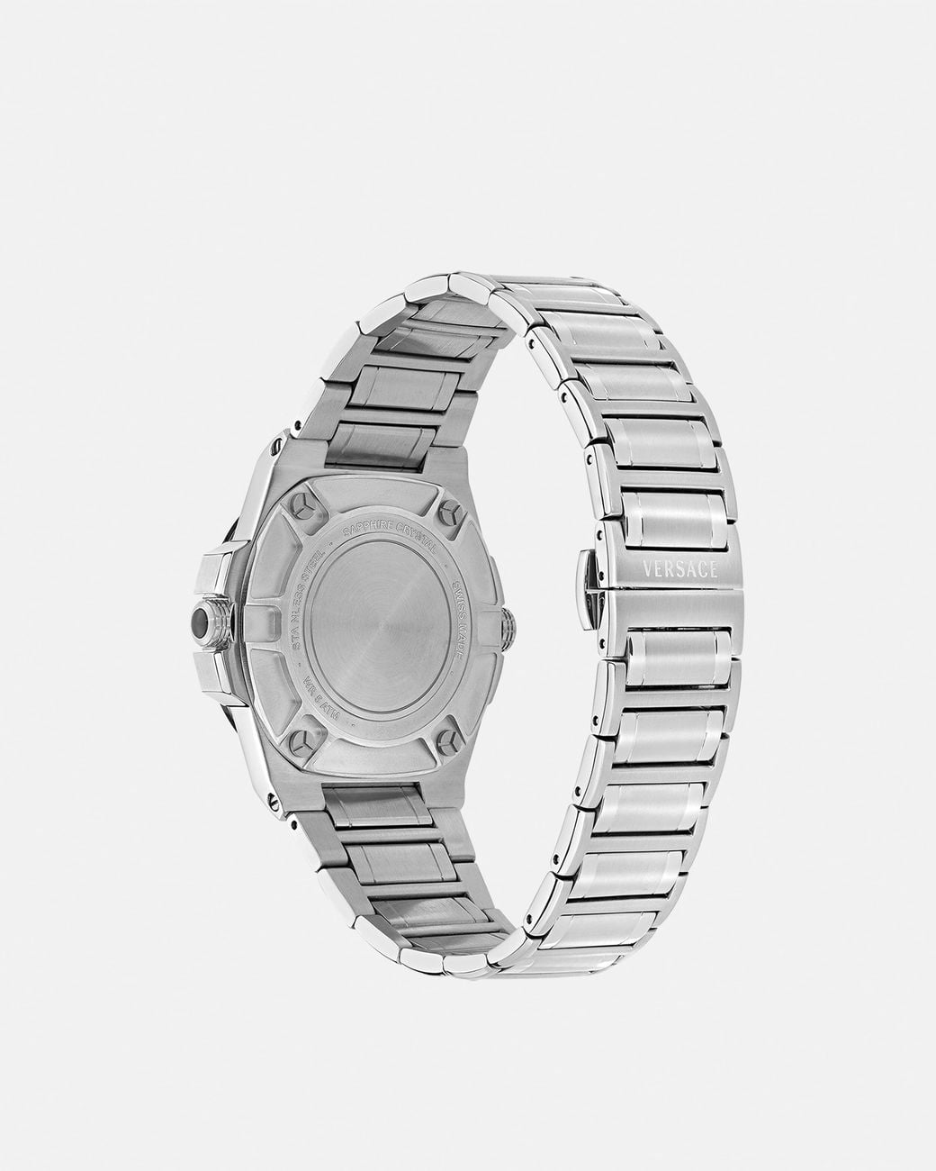 Versace Metallic Greca Reaction Gmt Watch for men