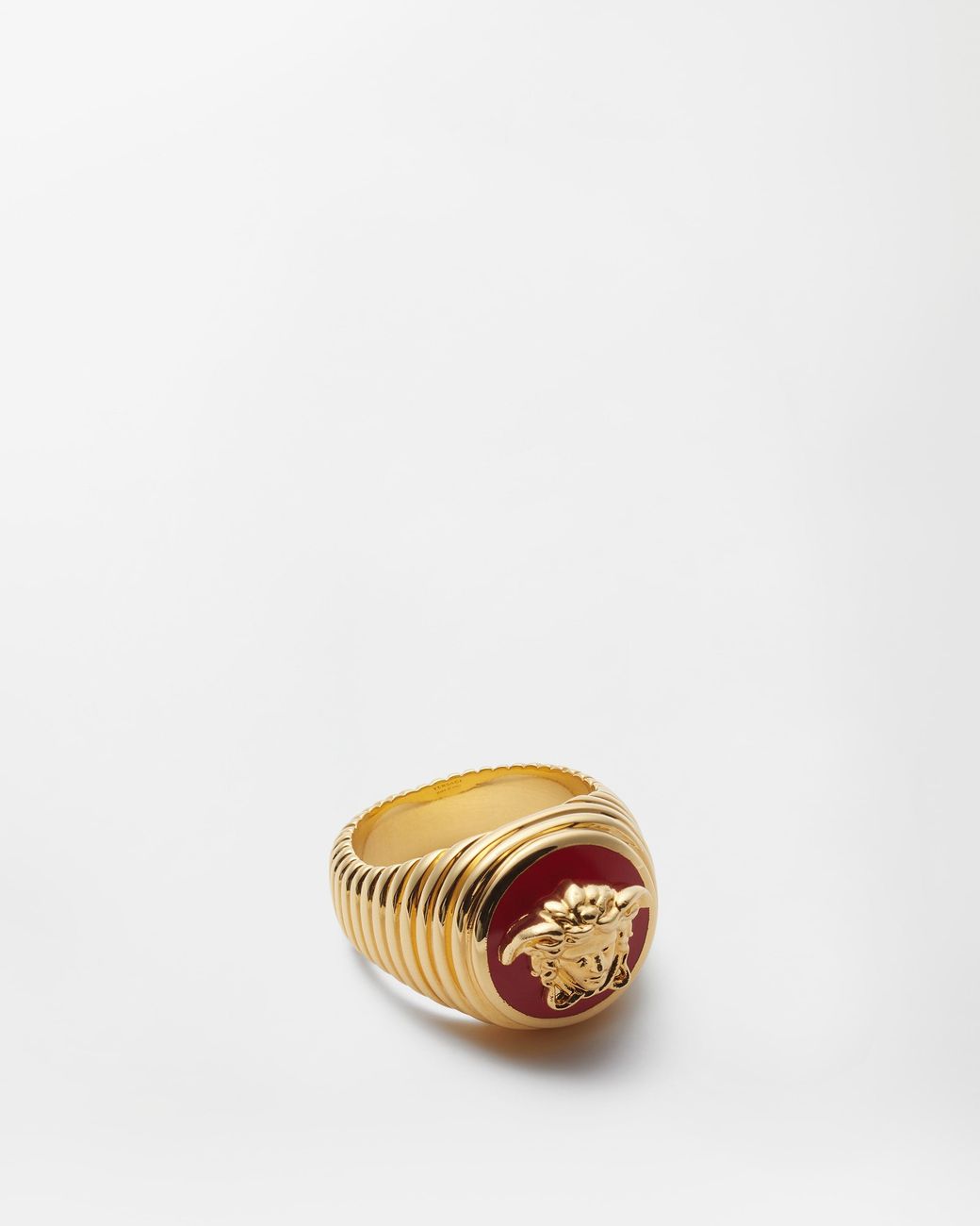 Versace Metallic Medusa Ring