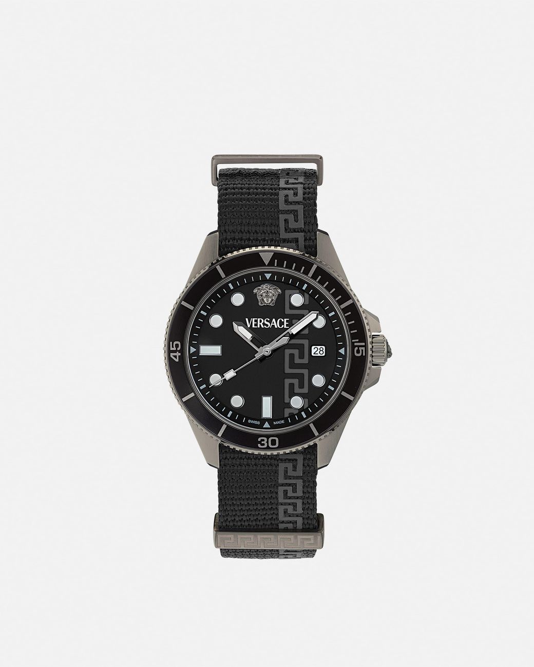 Versace Greca Force Uhr in Black für Herren