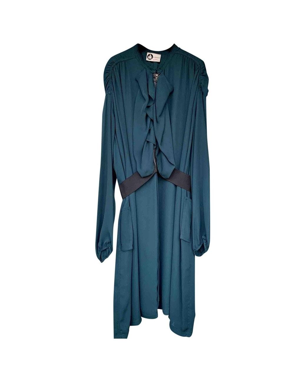 Lanvin Mid-length Dress in Blue - Lyst