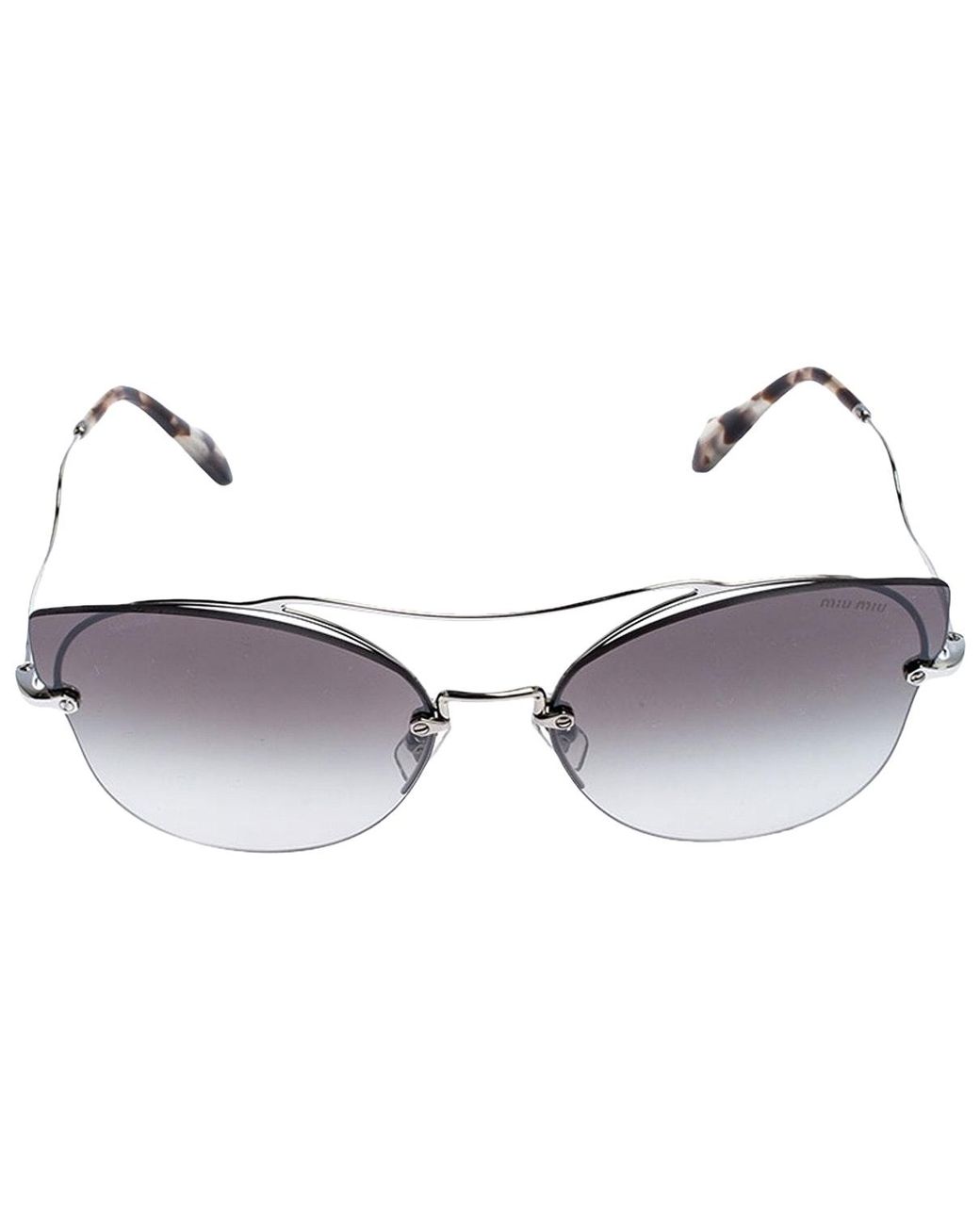 Brand New Miu Miu Sunglasses MU 03SS 1AB 0A7 Black//Gold//Brown Gradient Women