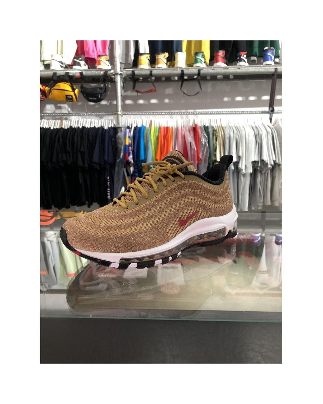 air max 97 gold glitter