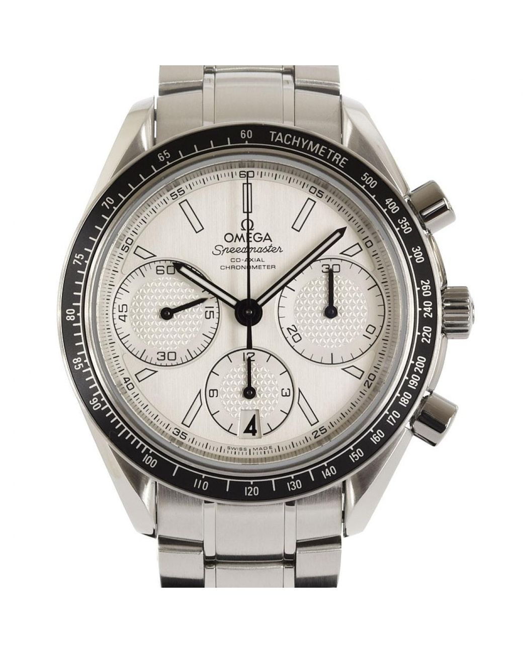 omega speedmaster chronograph white dial