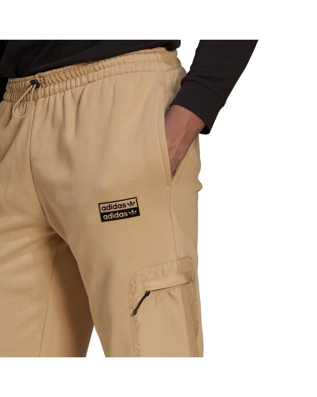 Men's Clothing - Club Cuffed Pants - Beige | adidas Bahrain
