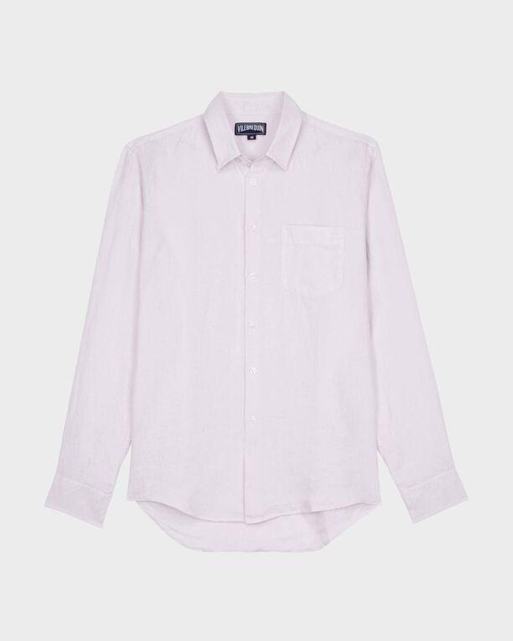 Chemise en lin unie Vilebrequin pour homme en coloris Pink