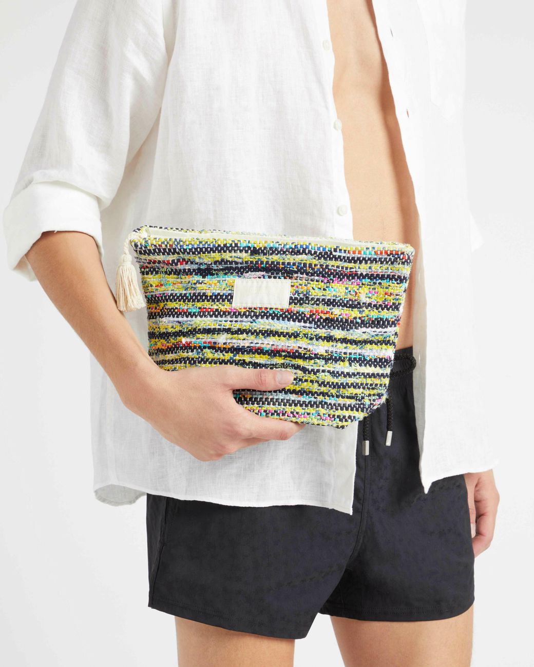 Vilebrequin Green Eco-friendly Beach Pouch Solid