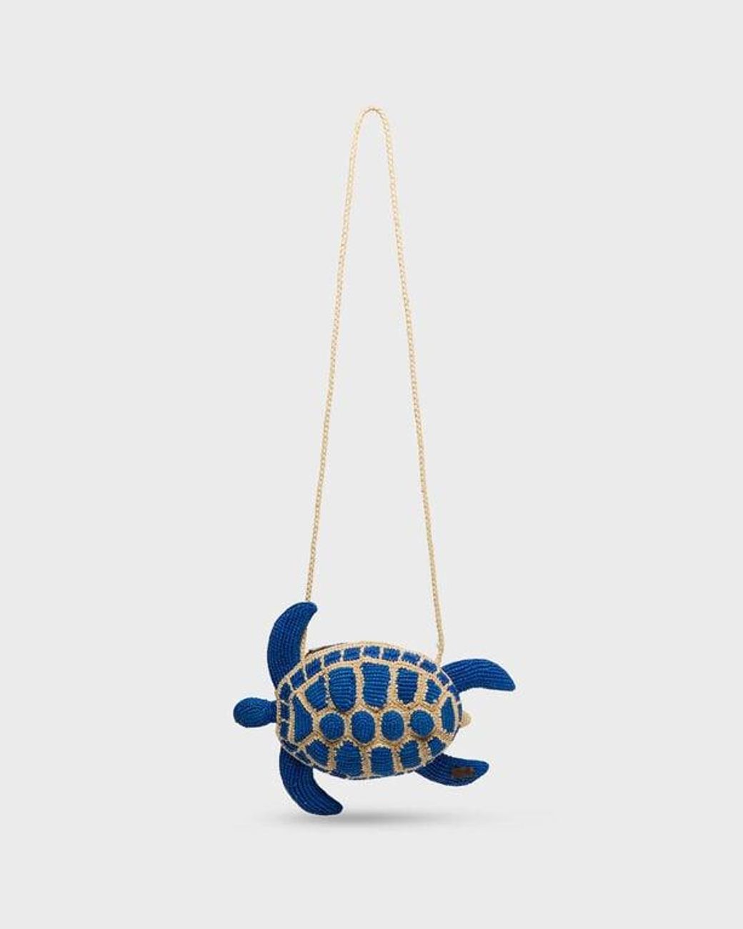 Vilebrequin Tortue Raffia Handbag - Limited Collection - Bags - Barou - Blue - Size Osfa