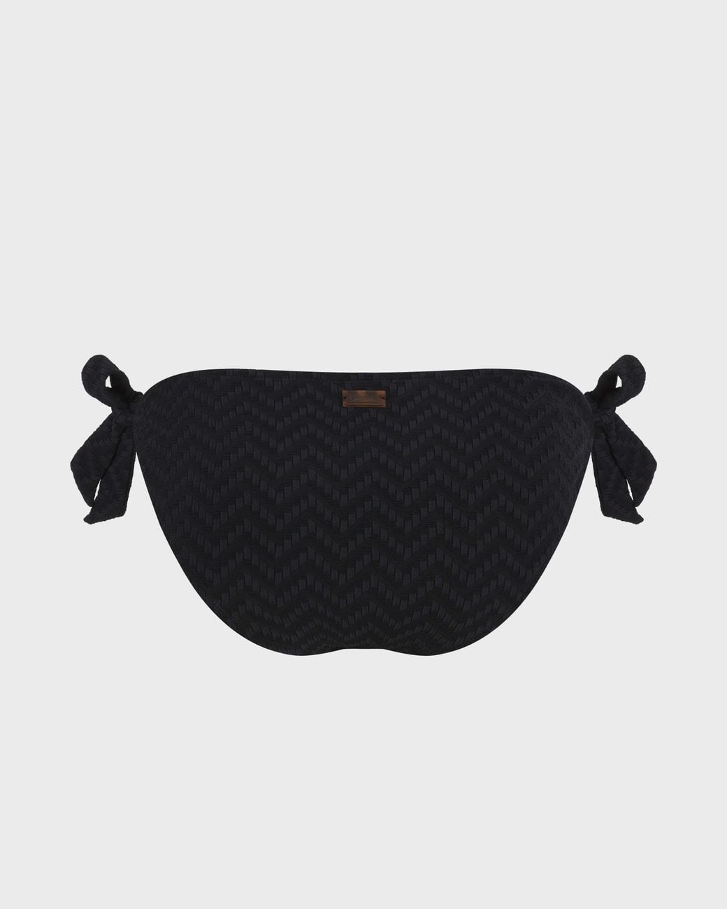Vilebrequin Black Bikini Bottom Mini Brief Jacquard Chevron