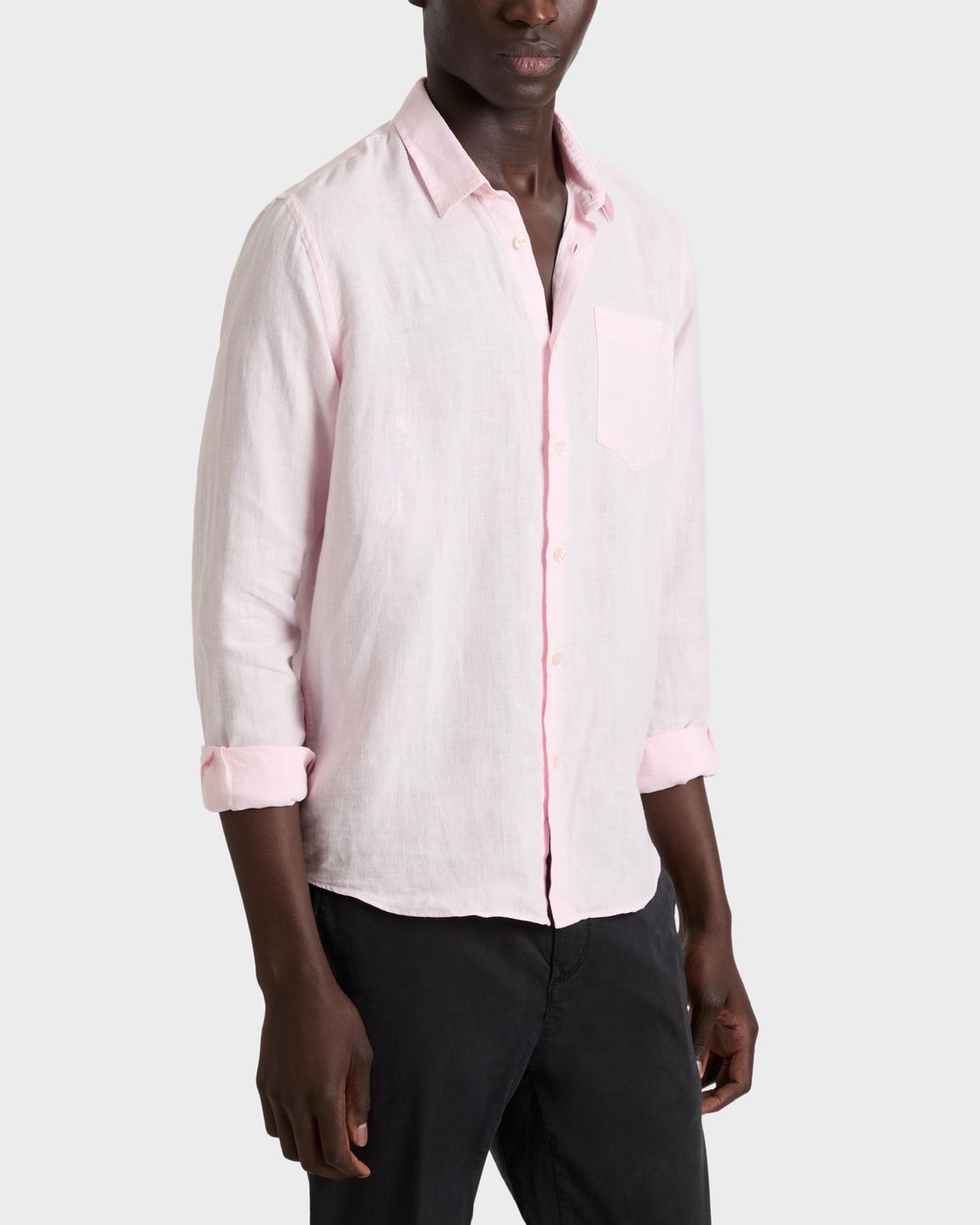 Chemise en lin unie Vilebrequin pour homme en coloris Pink