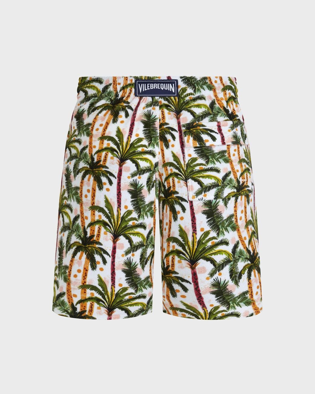 Vilebrequin Green Terry Bermuda Shorts Brazil Jungle for men