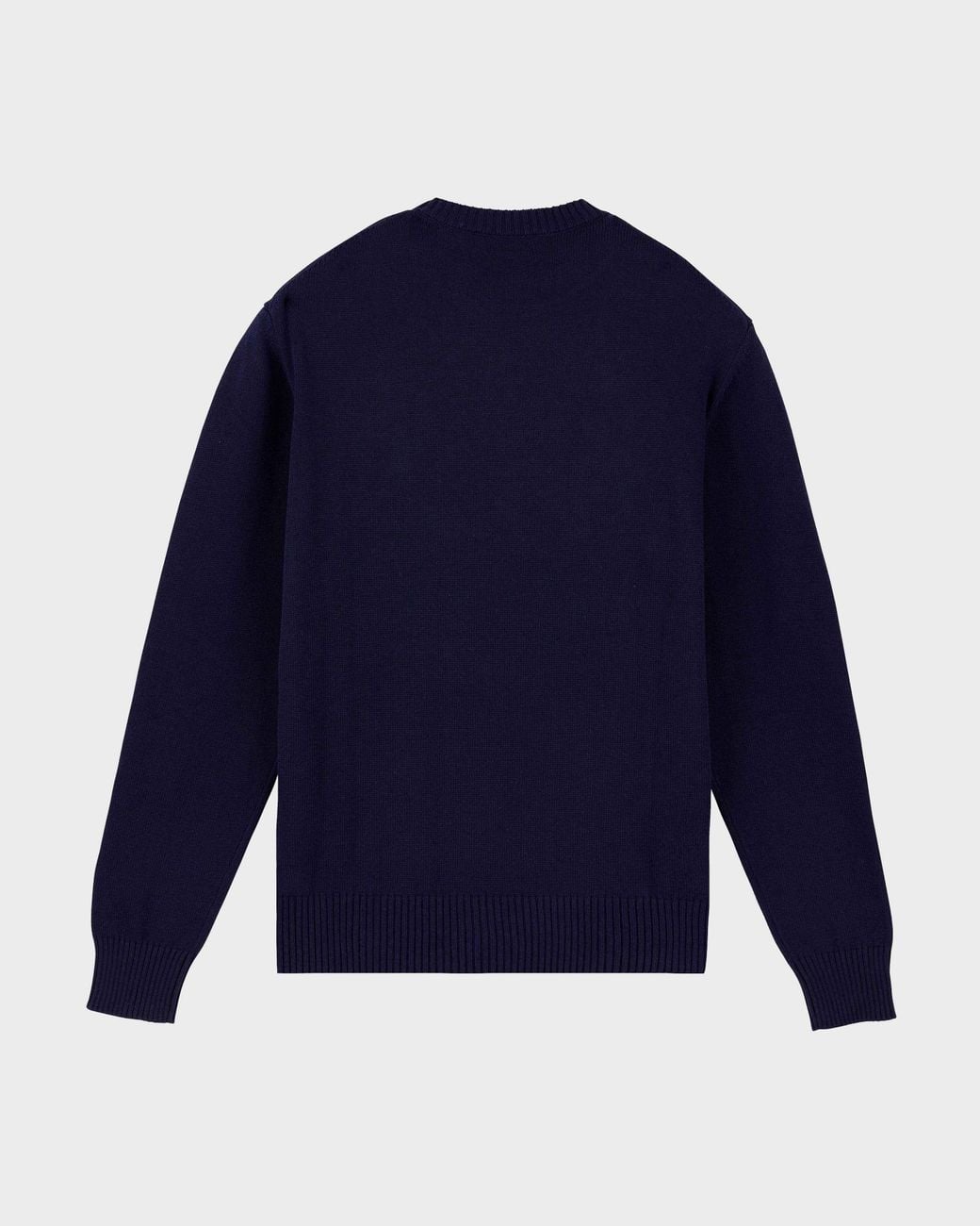 Vilebrequin Blue Cotton And Cashmere Crewneck Sweater Turtle for men