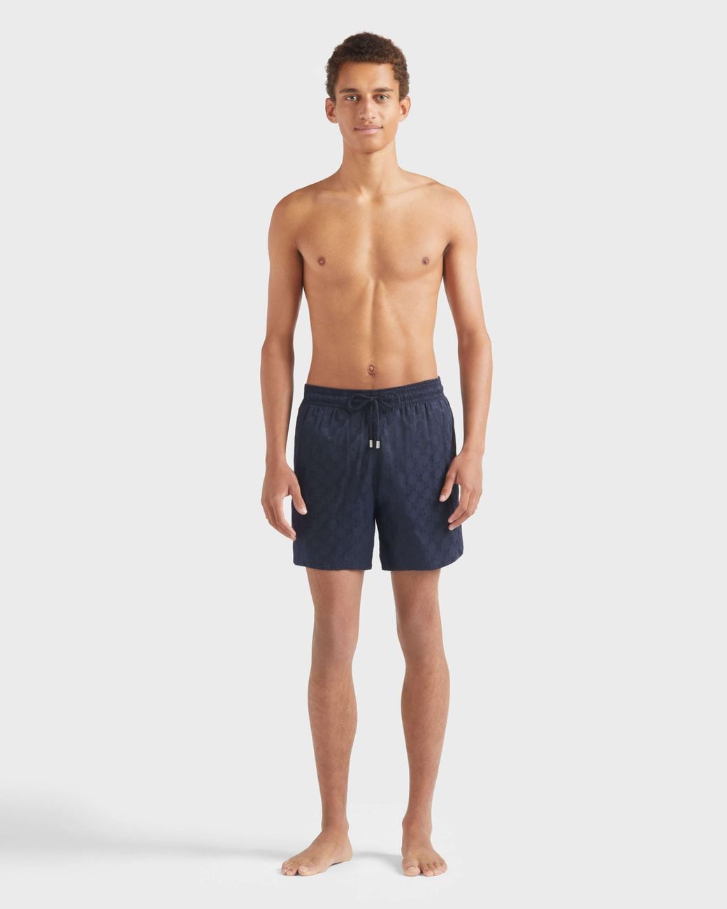Vilebrequin Blue Swim Shorts Turtle Monogram for men
