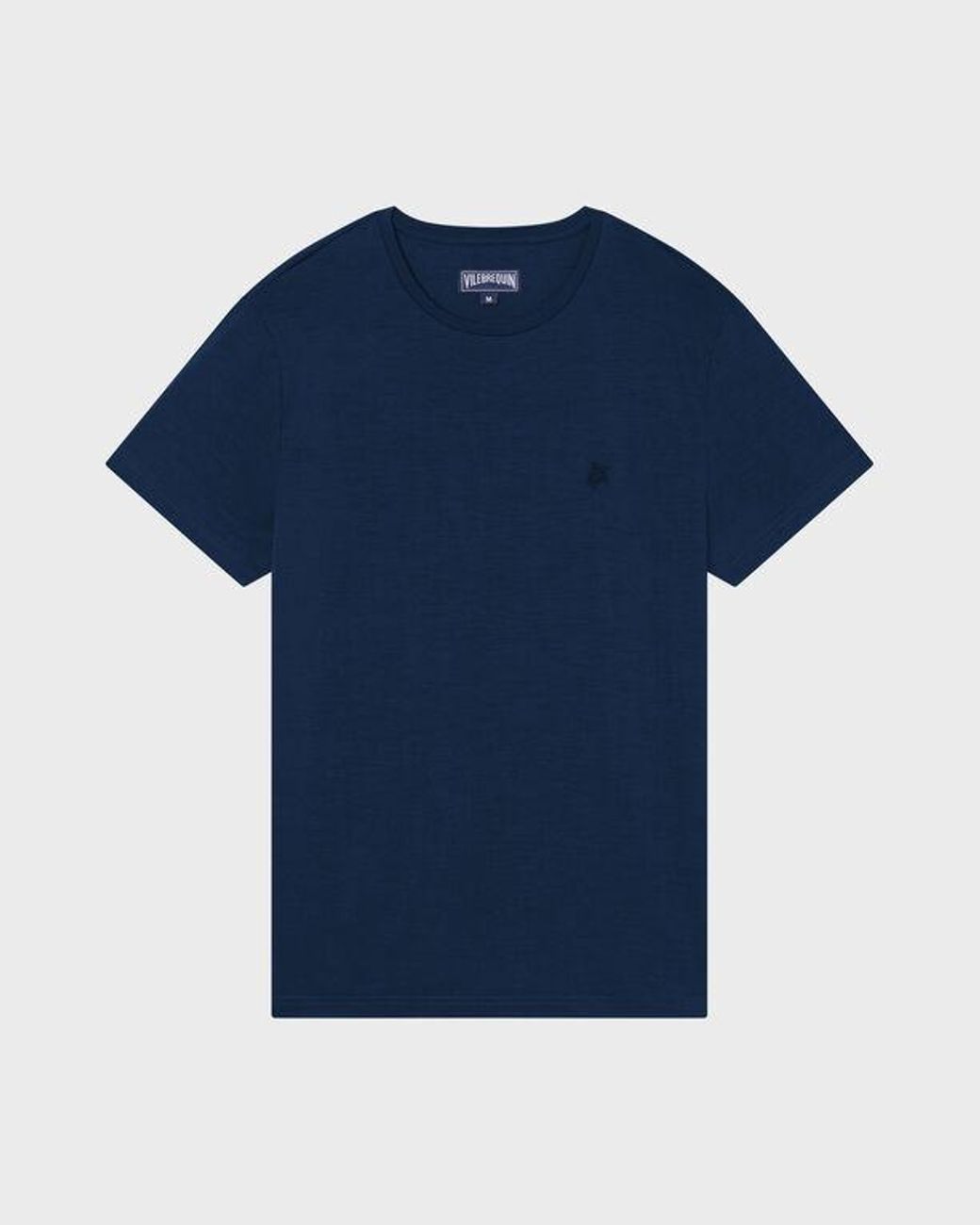 Vilebrequin Wool T-shirt Solid - Tee Shirt - Thom - Blue - Size M for men