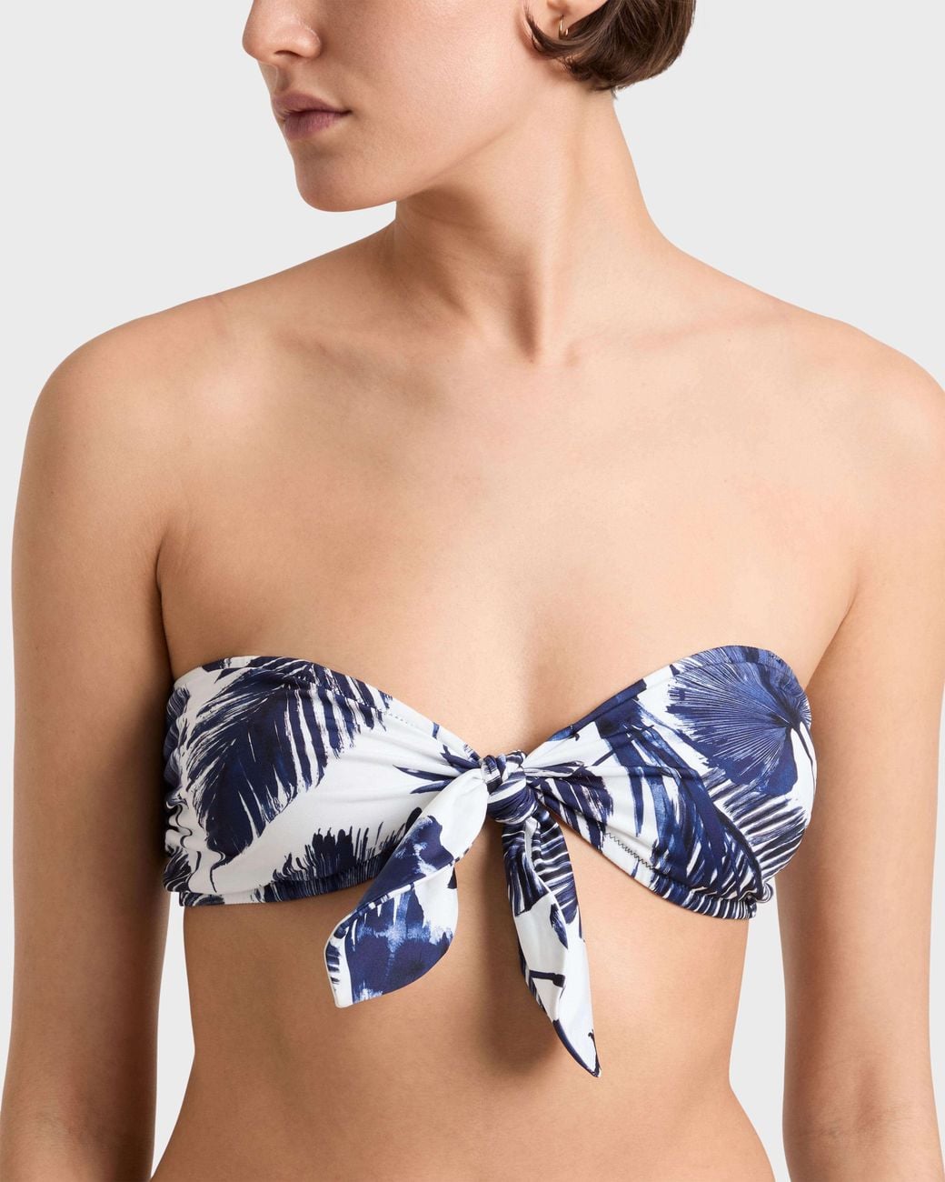 Vilebrequin Blue Bandeau Bikini Top Papagaio