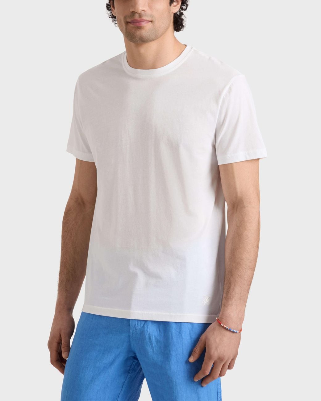 Vilebrequin White Organic Cotton T-Shirt Tropicalissimo for men