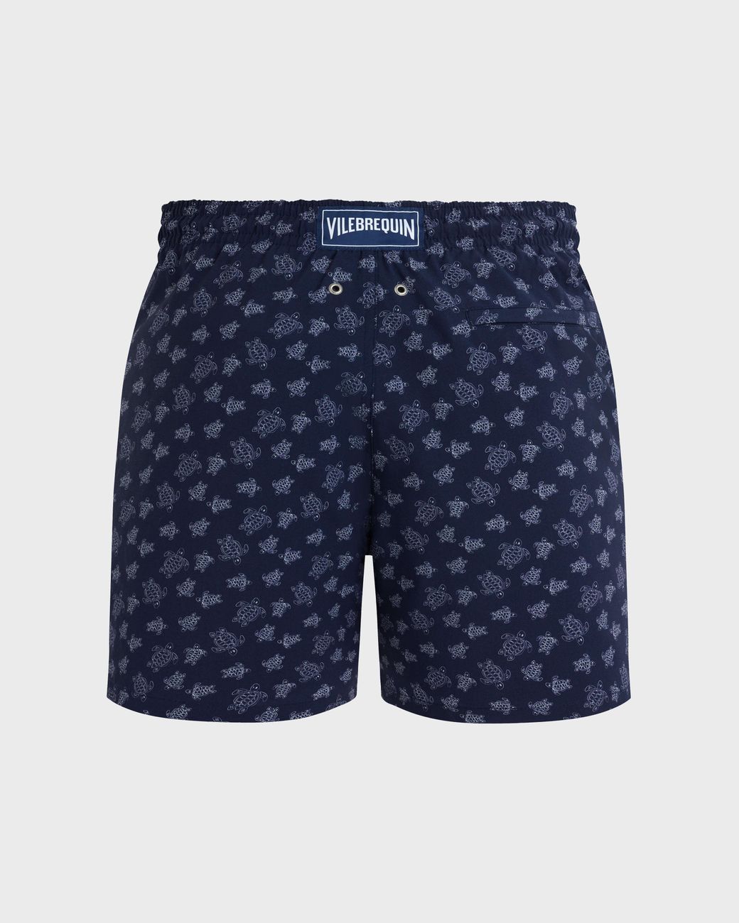 Vilebrequin Blue Ultrafine Wool Swim Shorts Ronde Des Tortues for men