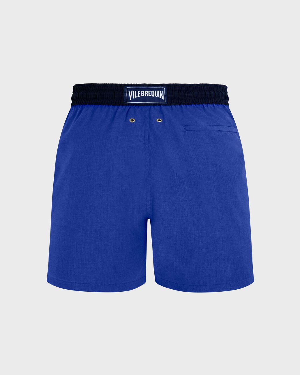 Vilebrequin Blue Merino Wool Super 120's Swim Shorts Bicolor for men