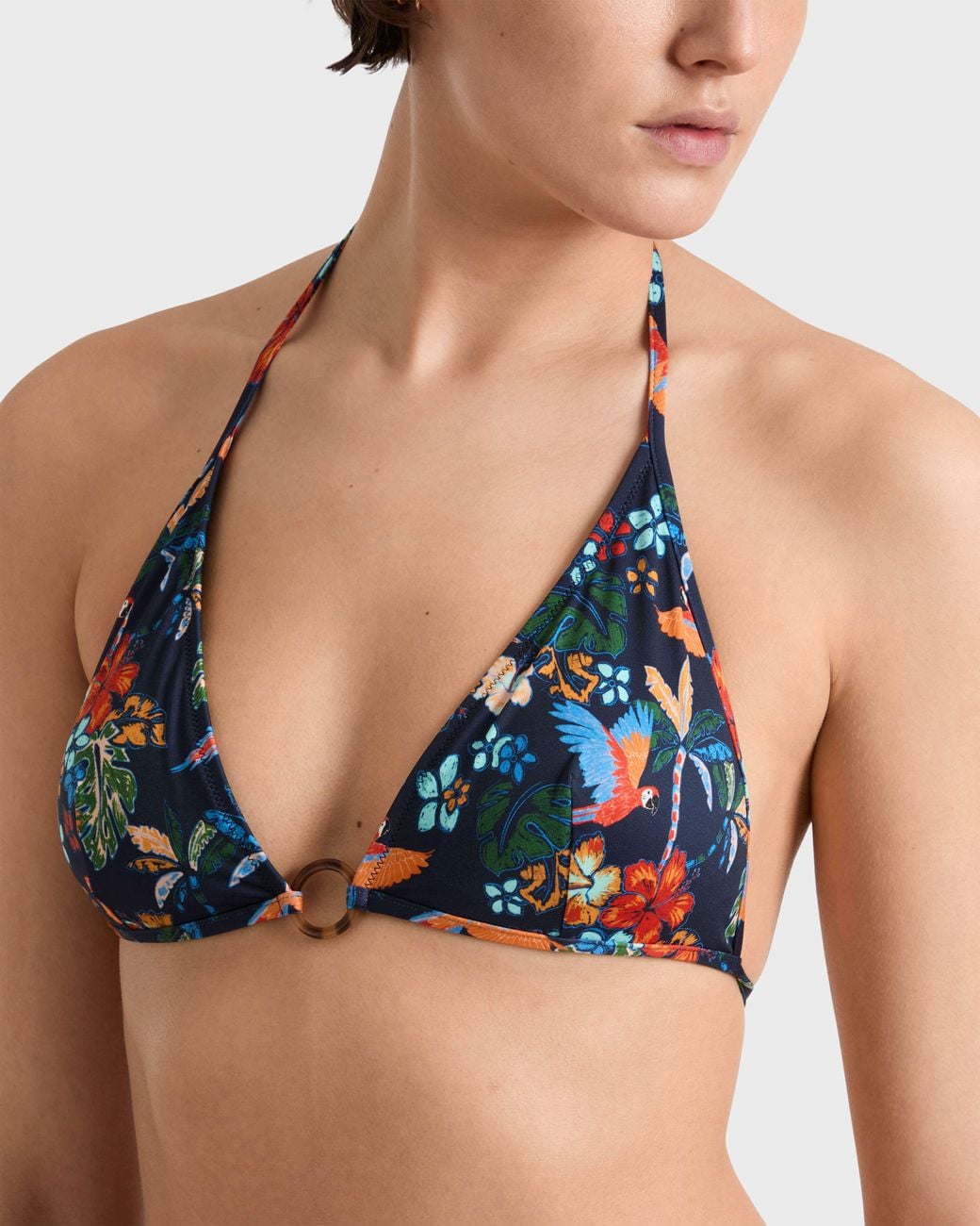 Vilebrequin Blue Triangle Bikini Top Salva