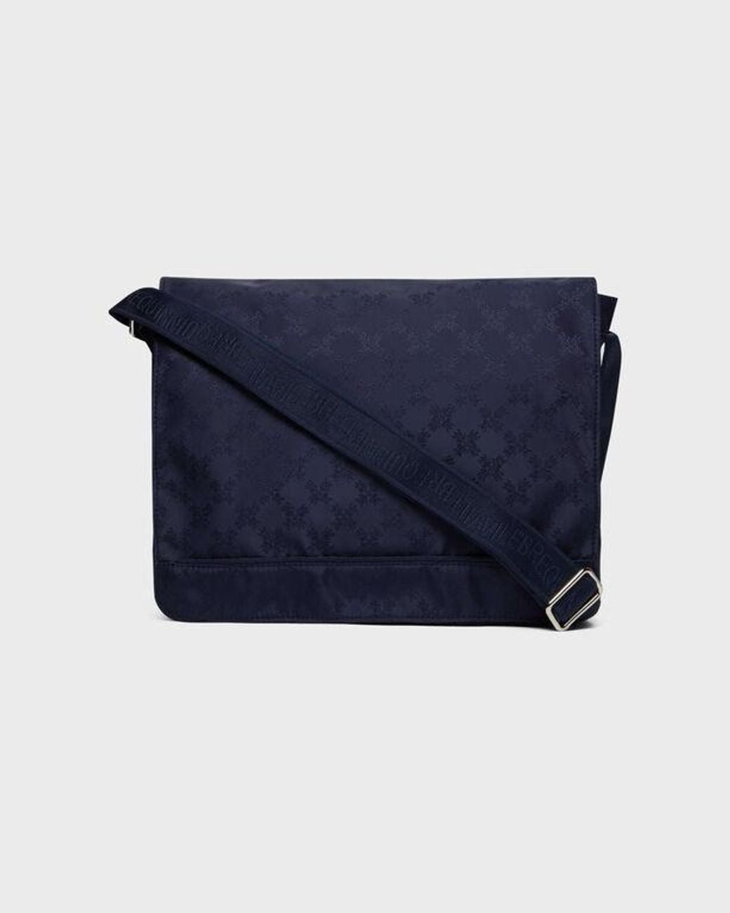 Vilebrequin Blue Messenger Bag Turtle Monogram
