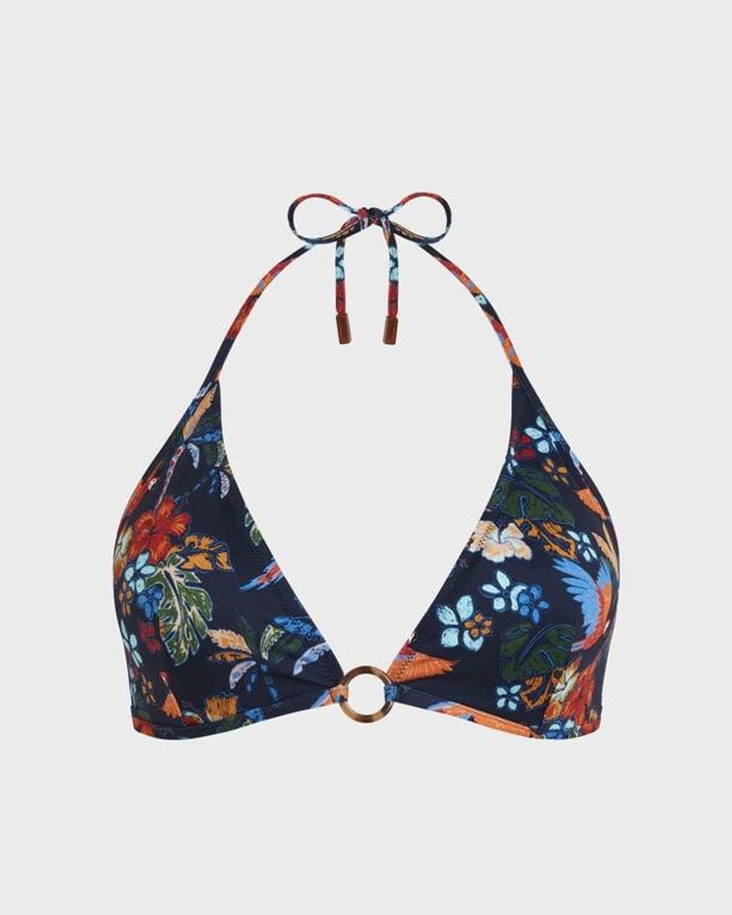 Vilebrequin Blue Triangle Bikini Top Salva