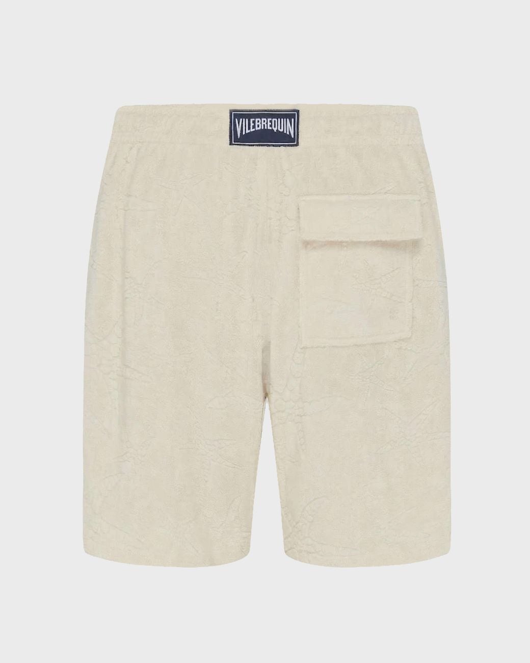 Vilebrequin Natural Terry Bermuda Shorts Starlettes Jacquard for men