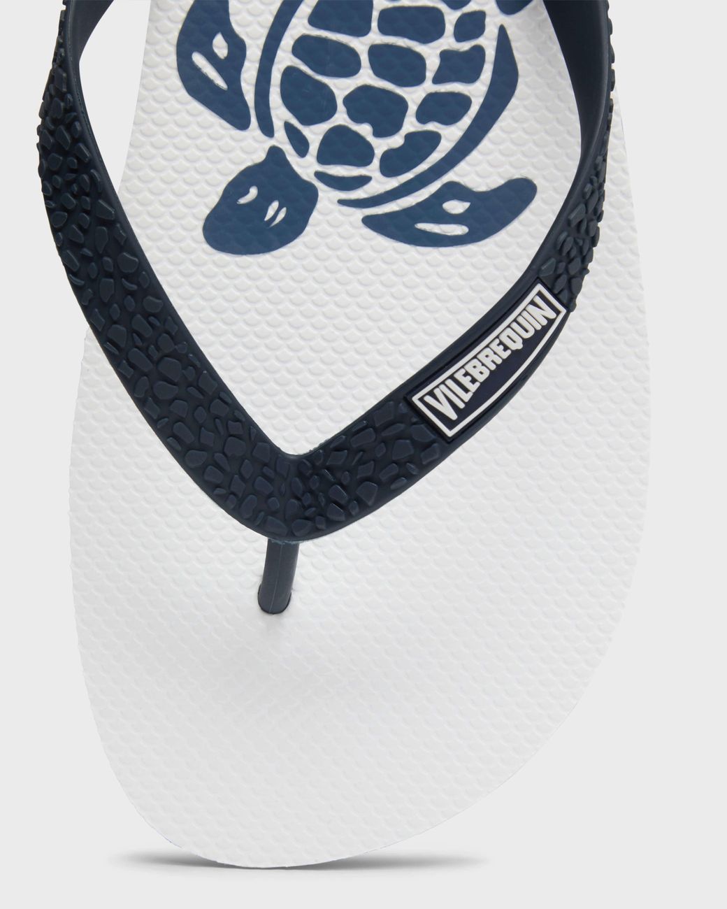 Vilebrequin Blue Beach Flip Flops Turtle for men