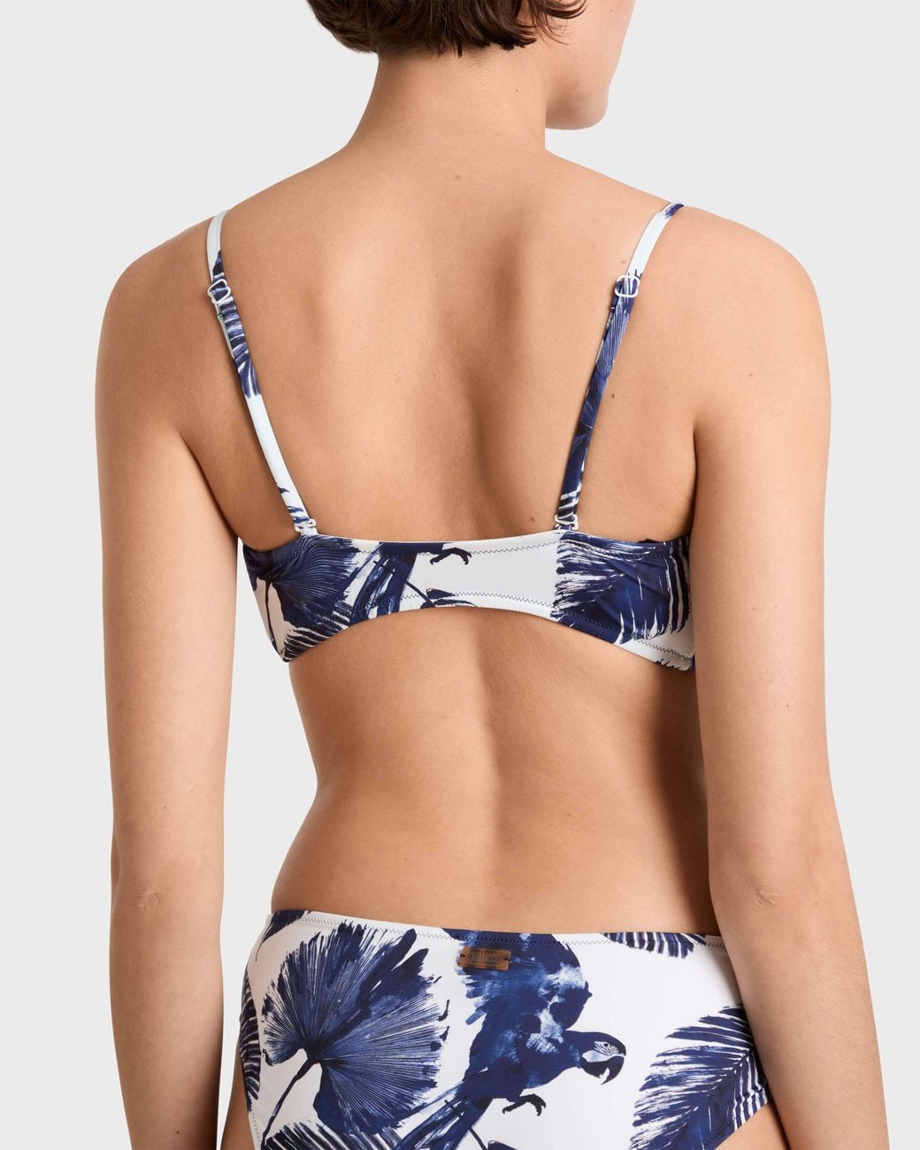 Vilebrequin Blue Bandeau Bikini Top Papagaio