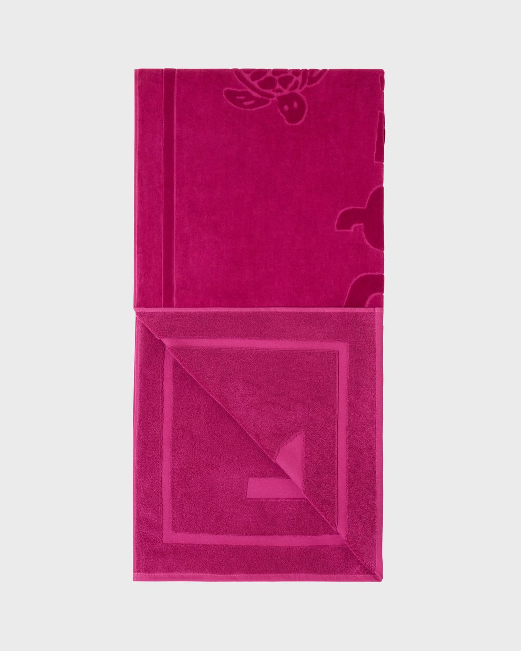 Vilebrequin Purple Solid Cotton Beach Towel
