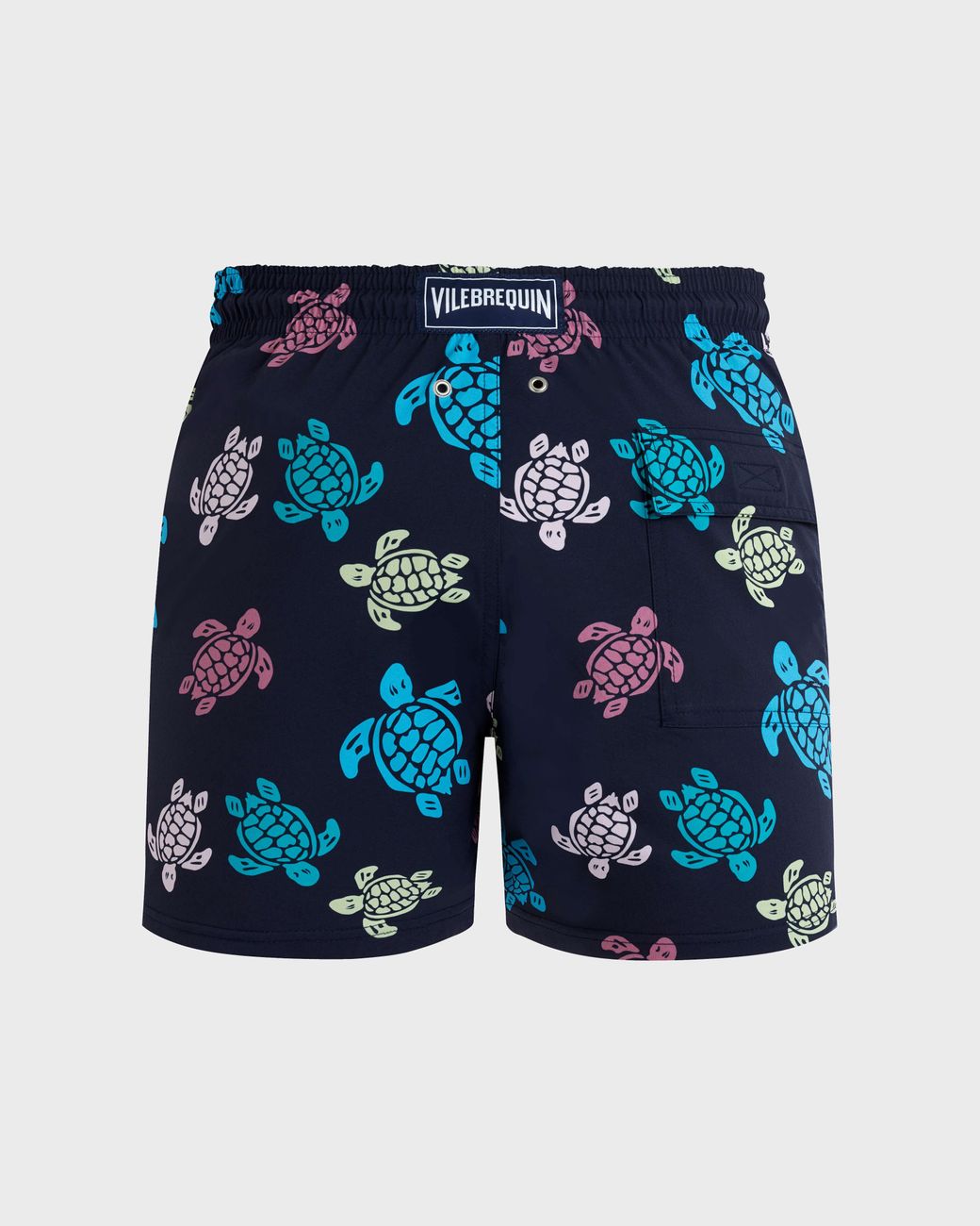Maillot De Bain Court Stretch Homme Ronde Des Tortues Multicolores Vilebrequin pour homme en coloris Blue