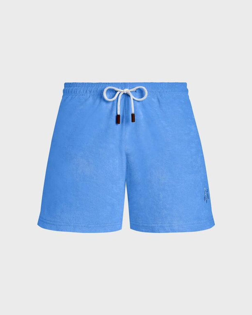 Vilebrequin Blue Terry Shorts Solid