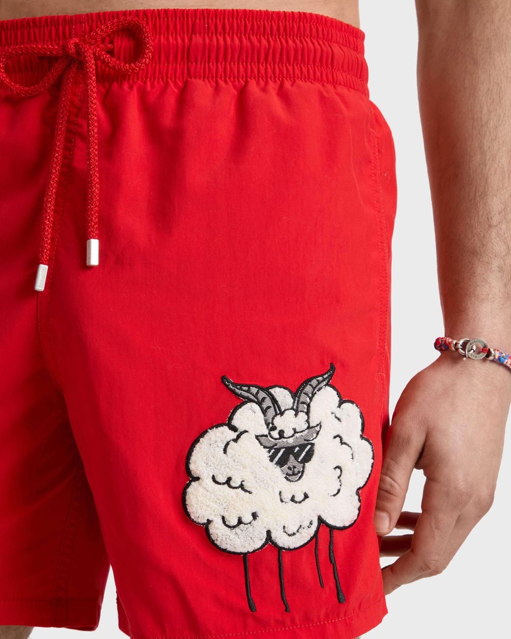 Vilebrequin Embroidered Swim Shorts Year Of The Goat for men