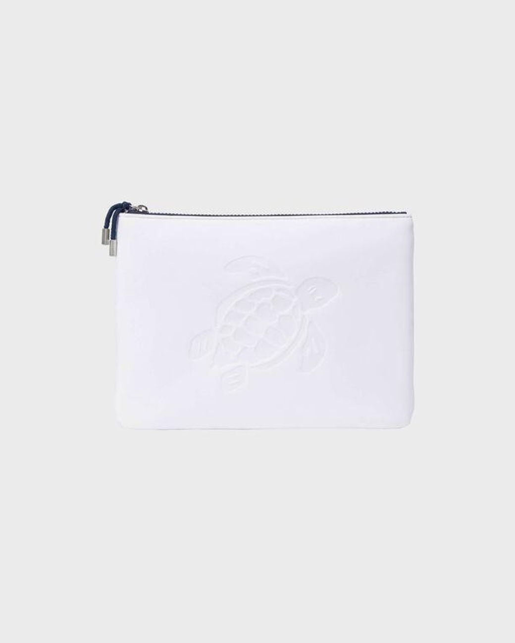 Vilebrequin White Neoprene Pouch Solid