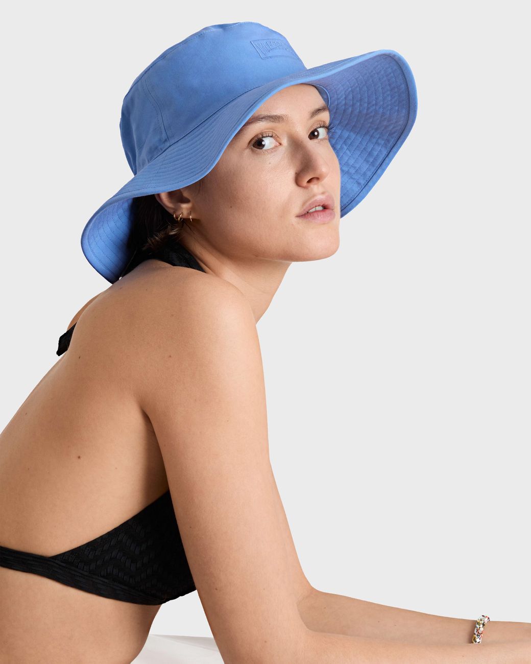 Vilebrequin Blue Large Bucket Hat Solid