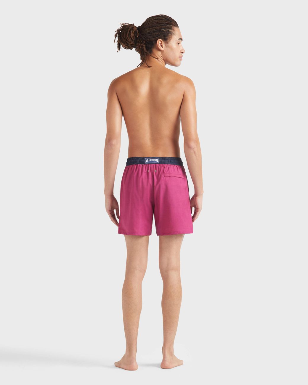 Vilebrequin Red Ultrafine Wool Swim Shorts Super 120's for men