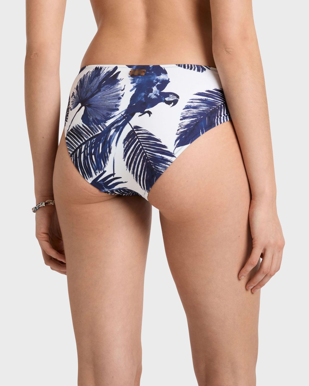 Vilebrequin Blue Midi Brief Bikini Bottom Papagaio