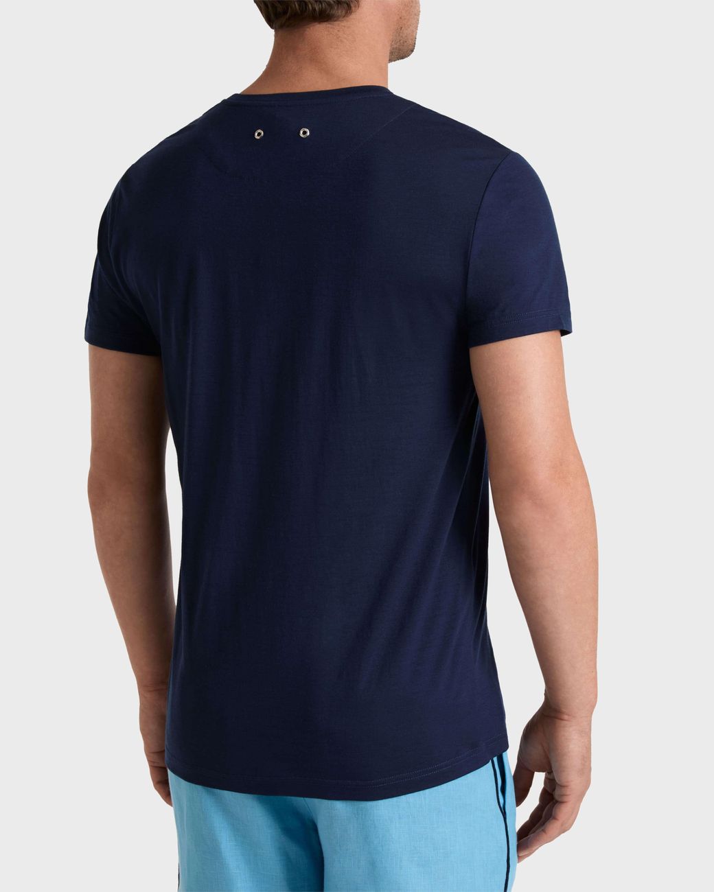 Vilebrequin Wool T-shirt Solid - Tee Shirt - Thom - Blue - Size M for men