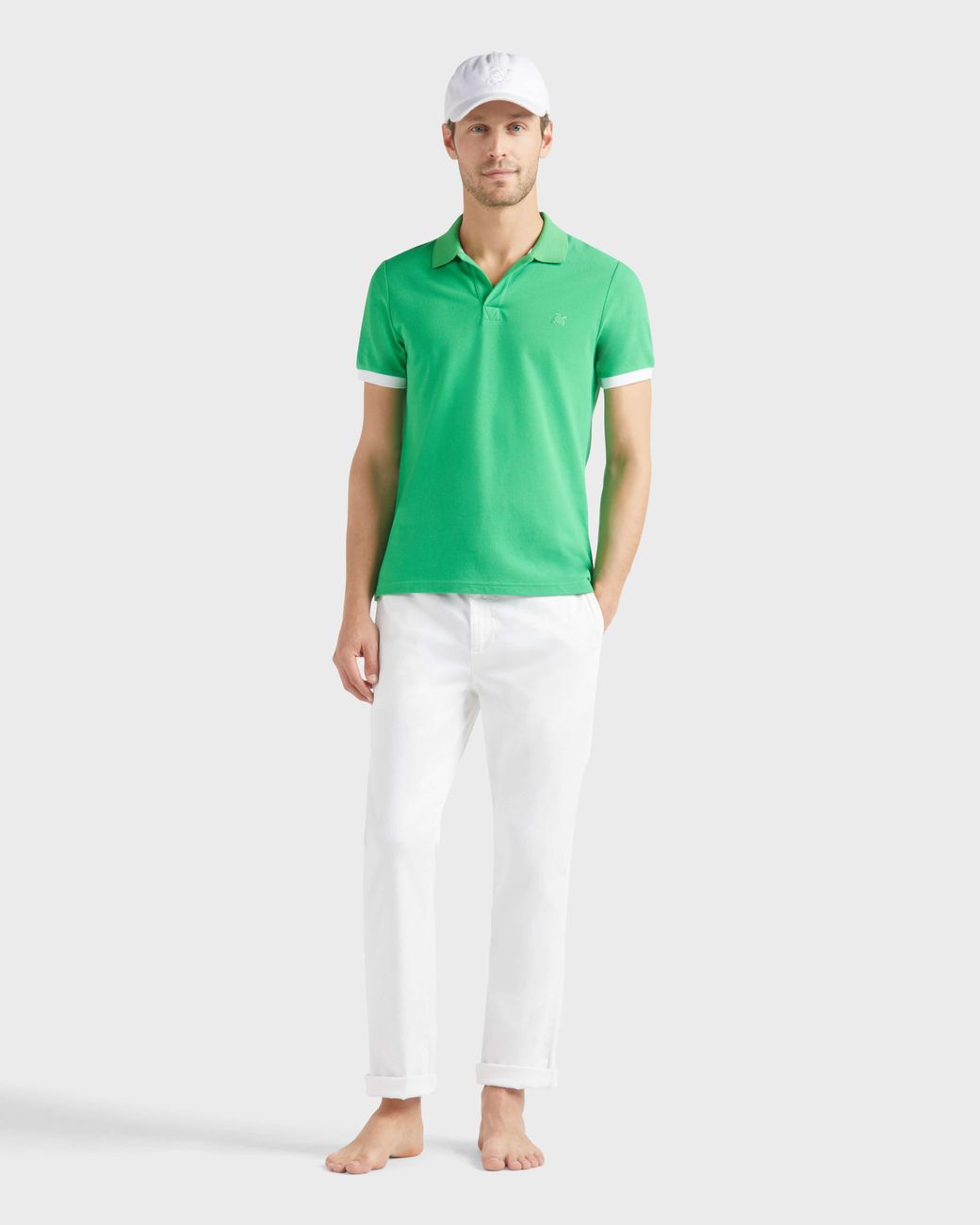 Vilebrequin White Elastic Waist Satin Pants for men