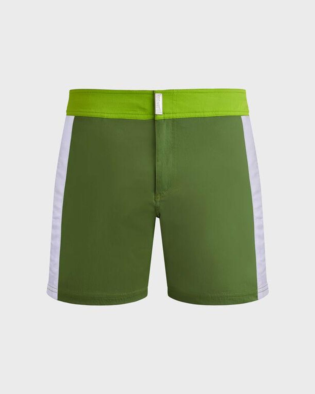 Maillot De Bain Court Stretch Ceinture Plate Homme Color Block Vilebrequin pour homme en coloris Blue