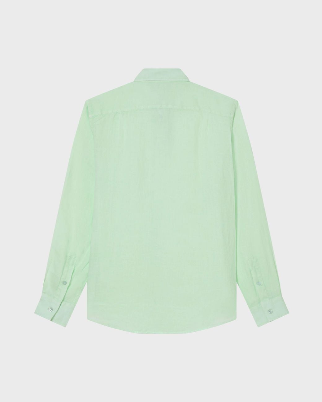 Vilebrequin Green Linen Mineral Dye Shirt for men