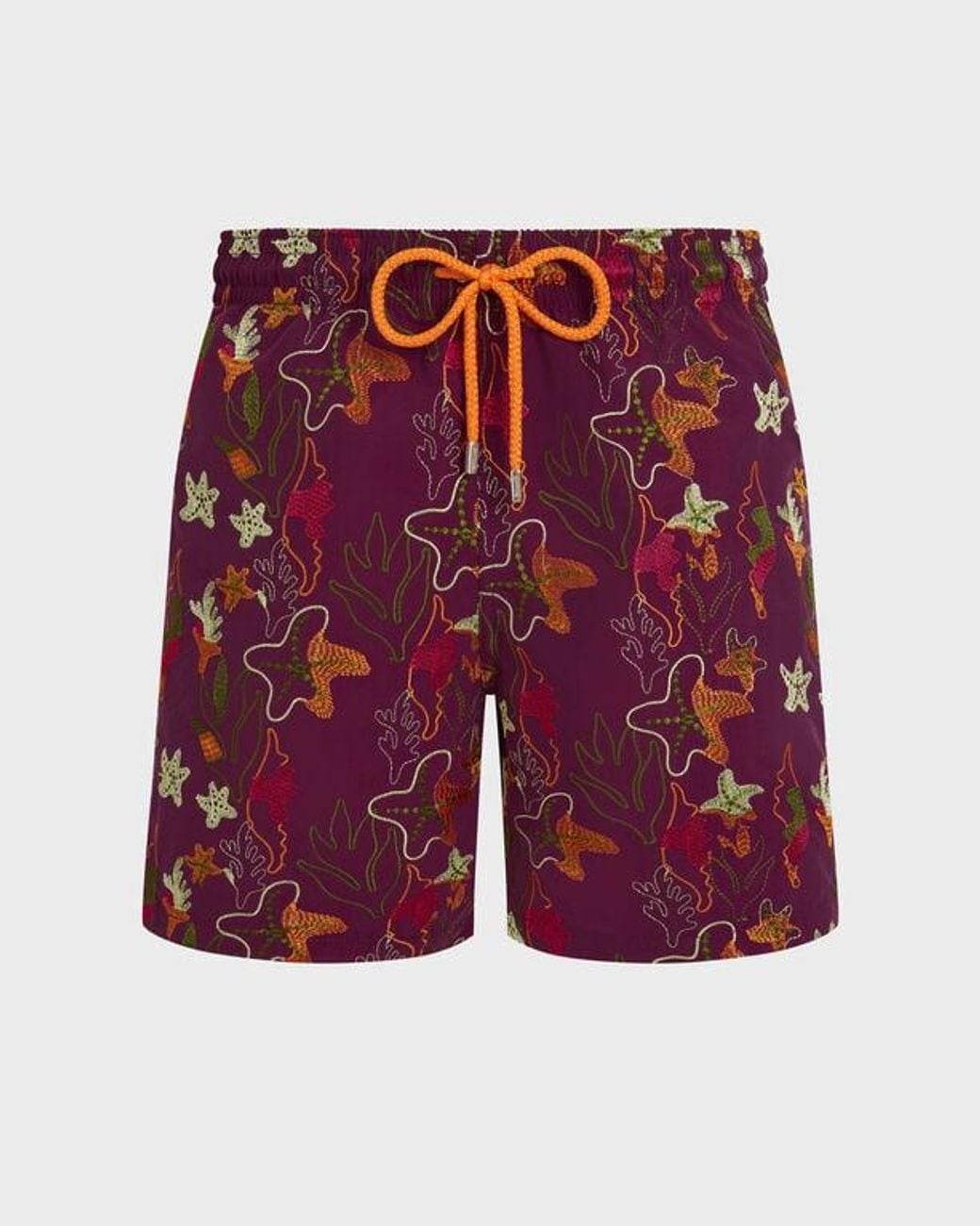 Vilebrequin Embroidered Swim Shorts Seaweed for men