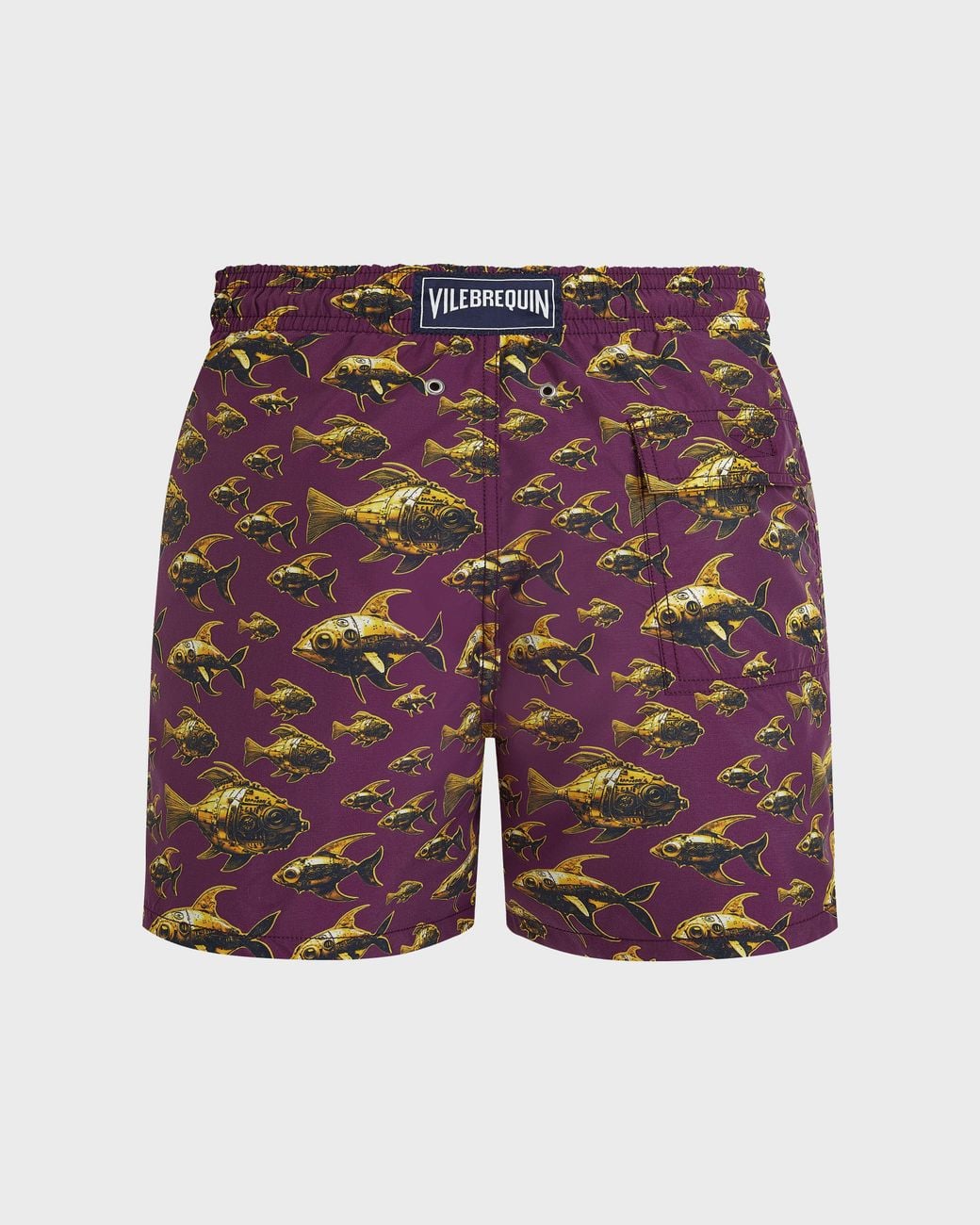 Vilebrequin Red Swim Shorts Meca Fish for men