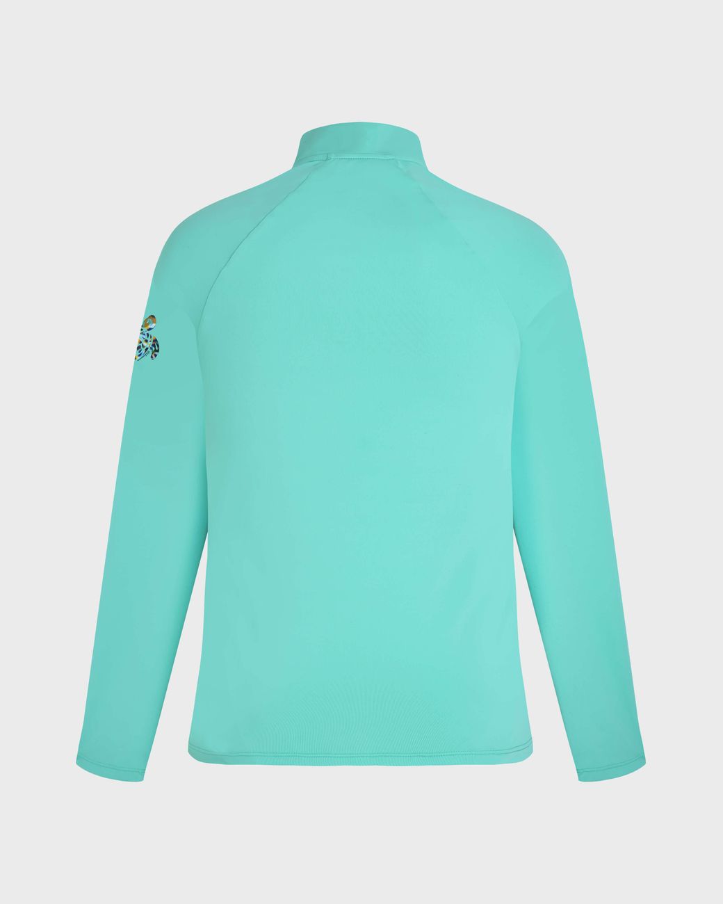Vilebrequin Blue Zipped Long Sleeves Rashguard Top Solid