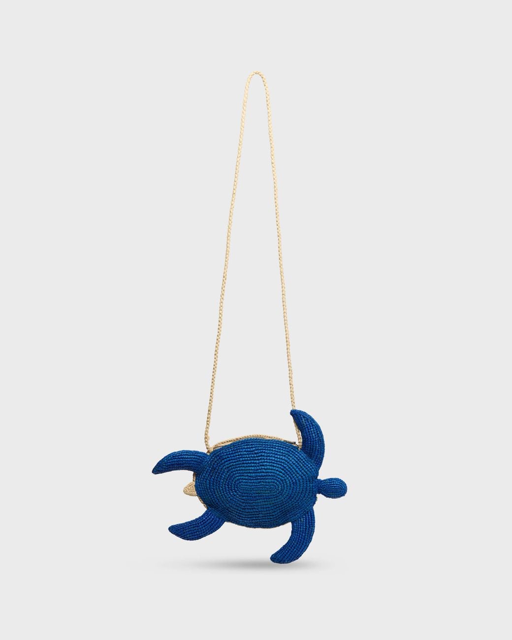 Vilebrequin Tortue Raffia Handbag - Limited Collection - Bags - Barou - Blue - Size Osfa