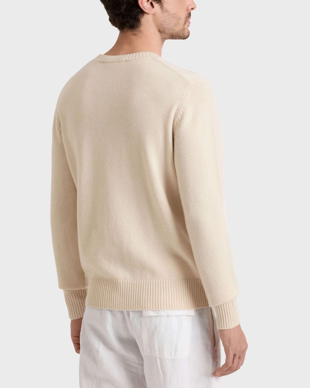 Vilebrequin Natural Wool And Cashmere Pullover Turtle for men