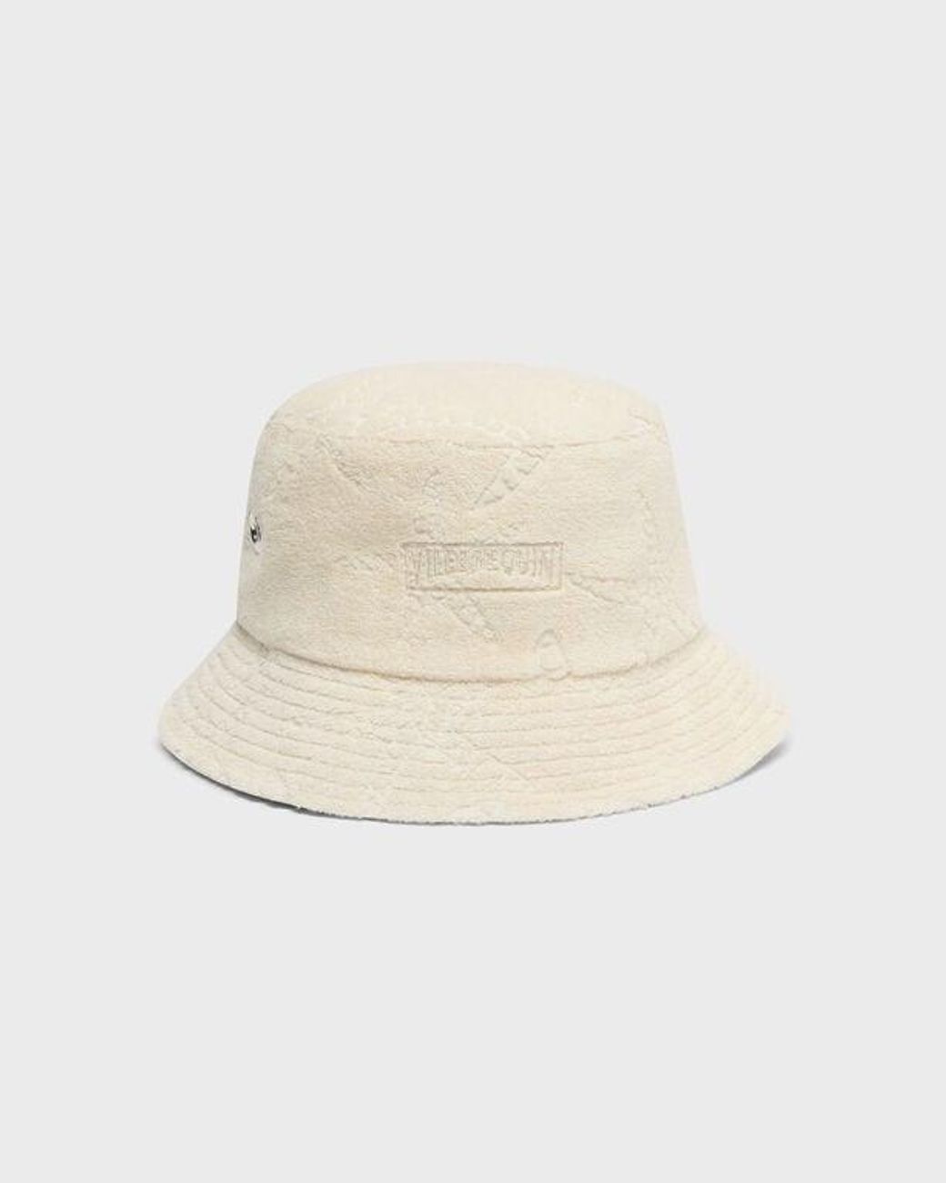Vilebrequin Natural Terry Bucket Hat Starfish Jacquard