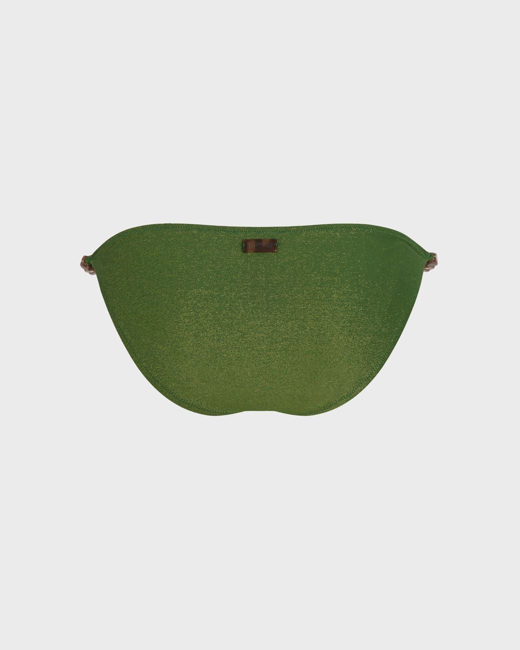 Vilebrequin Green Mini Brief Bikini Bottom Iridescent Jersey